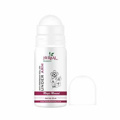 "Herbal Harmony Magic Moment Antiperspirant Roll-On: Enchanting Protection for Unforgettable Days" (50 ml)(Buy 1 Get 1 Free )