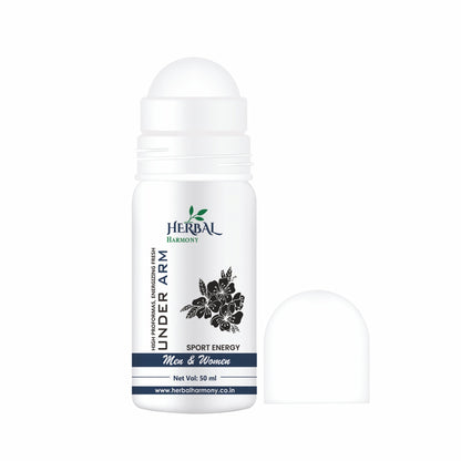 "Herbal Harmony Sport Energy Antiperspirant Roll-On: High-Performance Freshness for Active Days" (50 ml)(Buy 1 Get 1 Free )