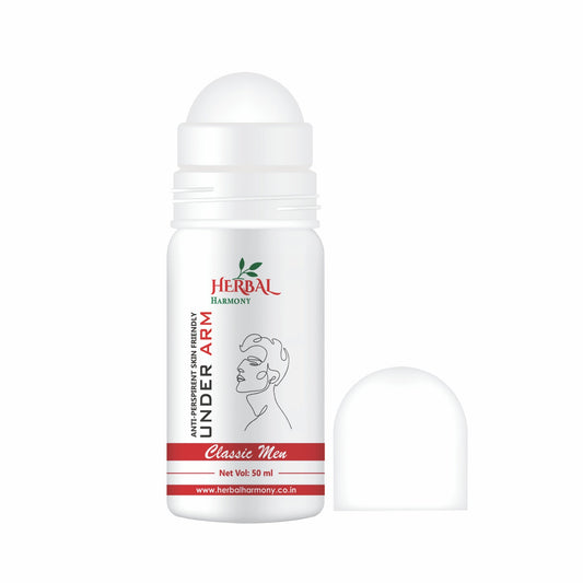"Herbal Harmony Classic Man Antiperspirant Roll-On: Skin-Friendly Odor Defense for Confident Men" (50 ml)(Buy 1 Get 1 Free )